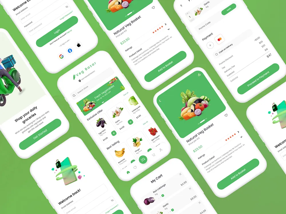 Veg Bazaar Grocery App